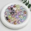 Dingyi 10-12 Luna Fría Cuentas de Miel Bicolor Resina de Brillo Fino Galvanizada Anti-rayaduras Cuentas Sueltas Accesorios para Cadena de Teléfono Móvil DIY