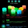 Pigmento Luminoso Tinta Infantil Grafite Conjunto de Pigmentos Brilhantes Pintura Manual DIY Roupas e Sapatos Boneco de Gesso Pigmento Fluorescente