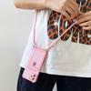 Funda tarjetero anticaídas de cuatro esquinas adecuada para iPhone 14, Apple 17/15/16, con cordón cruzado y ranura para tarjetas, funda protectora