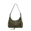 Bolsa Transversal de Ombro Único Feminina Design de Nicho Bolsa Tecida Moda Bolsas de Mão/Ombro Europeia e Americana Transfronteiriça Sensação de Alto Padrão Bolsa Tote