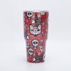 Vaso para coche de transferencia de pintura de 30 oz transfronterizo cielo estrellado de doble capa 304 taza termo de acero inoxidable vaso para hielo vaso para refresco de coche