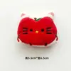 Nuevo Broche Creativo de Dibujos Animados de Manzana Muñeca KT Muñeco Pequeño de Peluche Accesorios para el Cabello de Niña Accesorios de Papelería