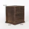 Caja de Pastel de Té Pu'er Bandeja de Té Cajón Tipo Gabinete de Té Caja de Embalaje Universal Caja de Regalo Caja de Pastel de Té Blanco Caja de Embalaje de Almacenamiento de Madera Maciza