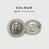 Botones Metálicos Estilo Británico, Escudos de Trigo, Coronas, Botones Redondos Decorativos para Uniforme Escolar, Botones Versátiles para Traje, Botones para Abrigo de Hombre y Mujer