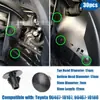 Adecuado para Piezas de Automóvil Toyota Clip de Hebilla de Plástico para Fijación de Tira de Sello Oe: 90467-10107 F135