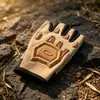 1 par de Luvas de Fitness Protetoras para Uso Externo Meio Dedo Masculinas e Femininas Esportes ao Ar Livre Ciclismo Treinamento Antiderrapante Resistente ao Desgaste Tático Especial para Fãs Militares