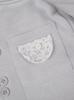 2026 Nueva Chaqueta de Moda para Bebé Niña, Color Sólido Bordada, Suave, Amigable con la Piel, Transpirable, Clase A para Bebés