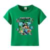 Camiseta de manga curta infantil verão 2023 novos meninos algodão top verão meninos meia manga fina T atacado transfronteiriço