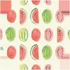 Verano Fruta Fresca Sandía Fresa Soporte de Airbag para Teléfono Móvil Douyin Plegable Adhesivo Soporte Película Soporte Anticaída