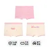Ropa interior para niñas Tipo algodón puro Algodón 5-15 años Ropa interior para niños Calzones tipo bóxer para niñas sin parte trasera para bebés niñas