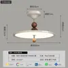Lámpara de dormitorio principal en estilo medieval francés, diseño creativo de gota de agua, lámpara de techo italiana de lujo ligero, lámpara de estudio de alto brillo de espectro completo para protección ocular