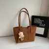 Bolsa Retrô, Bolsa Feminina de Grande Capacidade, Novo Estilo de Luxo, Bolsa de Ombro Simples e Fashion para o Dia a Dia, Bolsa Tote Versátil para o Trabalho
