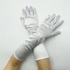 Guantes de protección solar de longitud media para verano, guantes para mujer adulta, guantes elásticos de colores largos de spandex, guantes de etiqueta