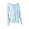 Top Deportivo Transpirable Holgado para Mujer de Manga Larga para Correr Fitness Pilates Conjunto de Entrenamiento Ropa Nueva de Yoga Cubierta
