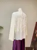 Nova Camisa de Base Simples Plissada de Veludo com Tendência Nacional Estilo Chinês Outono 2026 Nova Gola Redonda Cor Sólida Versátil Top Pequeno