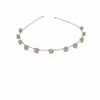 Diadema de Hada Verano Popular en Internet 2024 Nuevo Aleación Perla de Agua Fina Brillante Diamante Accesorios para la Cabeza Mujeres