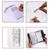 Amazon Transfronterizo Planificador A6 Cuaderno de Hojas Sueltas Libro de Presupuesto Libro de Ahorro de Dinero Libro de Contabilidad de Efectivo de Cuero PU En Stock