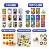 Collage DIY de Halloween Pegatinas de Monstruo Pequeño Rollo Redondo de Calabaza Adhesivo Personajes Festivos Pegatinas de Dibujos Animados