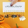 Aretes de Halloween Nuevo Set Combinado de Venta Caliente Aretes de Fantasma Diablo Calabaza Creativos Personalizados para Mujer Venta al por Mayor