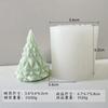 Molde de silicona para árbol de Navidad Jiahuimei, adorno navideño, gorro navideño, copo de nieve, molde para velas de aromaterapia