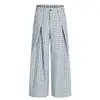 Pantalones casuales de pierna ancha para hombre, estilo japonés de lujo ligero, versátiles, adelgazantes, holgados, con un diseño fluido, hasta el suelo