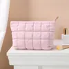 Bolsa de maquillaje de almacenamiento a la moda, bolsa nueva simple de textura de nicho, bolsa ligera, versión coreana para mujer, bolso de mano casual
