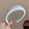 Diadema de lujo ligero sintiendo presión ambiente para el cabello diadema cara femenina accesorio para el cabello de lazo estilo retro Hong Kong pinza para el cabello tocado de alta gama
