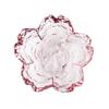Creativo Plato de Cocina de Vidrio Martillado Rosa Flor de Cerezo Estilo Japonés, Plato Pequeño para Salsa, Lindo Plato para Salsa de Hot Pot