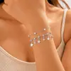Bestseller da Moda Europeia e Americana Conjunto de Pulseiras de Zircônia Estrela Transfronteiriça Joias de Luxo Leve da Moda Ornamentos de Venda Quente Atacado