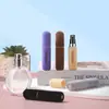 Frasco de Perfume Felpudo Aveludado de 5ml Mais Vendido com Fundo Reto, Totalmente Envasado, de Aparência Sofisticada, Spray Portátil de Alta Qualidade