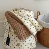 Manta de gasa de doble capa 100% algodón cálida para otoño e invierno, manta bean bean integrada lavable, manta calefactora, manta para las cuatro estaciones, manta de otoño y primavera, manta gruesa de invierno