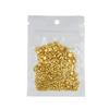 10.000 Pérolas Redondas Pequenas Meio Redondas Douradas de Alta Qualidade Mini Flat-Back Galvanizado Decoração DIY para Unhas Acessórios para Unhas