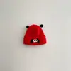 Touca de Bebê Outono e Inverno Fofa Super Fofa Gorro de Lã Tricotado Quente e Espessado Touca Pulôver para Recém-Nascido