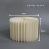 Nuevos accesorios de boda, adornos de plomo para camino, mesa de postres de origami, columna romana cilíndrica de papel, diseño de ventana para fiesta de cumpleaños