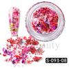 Manicure Transfronteiriça Nova Flores Secas Jardim Japonês Monet Pétalas Florais Pequenas Misturadas Flores Secas para Unha