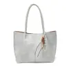 Bolso Grande de Mujer Vintage 2026 Nuevo Casual Simple Bolso de Hombro Bolso Tote Versátil para Viajes