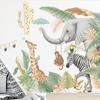 Ventilador de banana animal oásis adesivos de parede sala de estar quarto parede de fundo decoração adesivos de parede adesivos autoadesivos AY10383