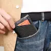 En Stock Transfronterizo Nuevo RFID Cartera de Negocios para Hombre Ultra-delgada Plegable Porta Tarjetas Múltiples Ranuras para Tarjetas Portátil Simple Pequeña Cartera