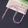 Corda de Casca de Fruta Degradê Corda Trançada à Mão Acessórios de Corda Fio de Jade Tingido em Degradê Fivela Finamente Tecida Acessórios para Chaveiro Cordão Pingente