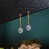Prata Esterlina S925 Mesmo Estilo Design Coreano Dongdaemun Brincos Redondos Cravejados com Diamantes High-End para Mulheres Brincos de Luxo Simples Acessíveis