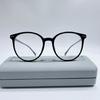 Gafas de montura negra de gran tamaño para mujer, miopía, se pueden equipar con grados anti-luz azul, adelgazamiento facial grande, artefacto de belleza simple, gafas simples, montura redonda