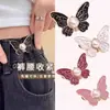 Botón de Mariposa para Cintura Ajustable para Tallas de Pantalones, Hebilla Mágica para Cintura para Apretar la Pretina, Botón Elástico para Fijar la Pretina