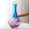 Florero de Vidrio Estilo Europeo con Rosca Pequeña Estilo Ins para Hidroponía, Botella Transparente de Decoración de Escritorio para Plantas Verdes