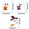 Xfb055-062 Gato Fantasma de Halloween Transfronteiriço Decoração 3D Festa de Feriado Decoração de Casa Painel Chevron Suporte de Exibição