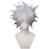 Saint Nai Killua Cazador a Tiempo Completo Peluca de Cosplay Modelo de Peinado Plata Blanca Peso: 190g