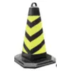 Cone de estrada de borracha Cone refletivo de PVC Cone de tráfego de EVA Cone quadrado de advertência Balde de sorvete Balde de advertência de borracha Cone de balde com anel de elevação