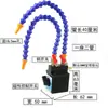 Máquina de Chispas con Interruptor, Base Magnética, Tubo de Pulverización de Aceite, Tubo de Aceite para Máquinas Herramienta, Tubo de Pulverización de Agua, Enfriador de Cabeza Redonda, Base Magnética Fuerte, Tubo Simple/Doble