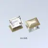 Cristal Dongzhou 8*10 Rocas Medianas Azúcar Cristalizado Pedrería para Uñas Rectangular Ángulo Recto Cubo de Azúcar Fondo Puntiagudo Brillante Vidrio K9 Accesorios para Uñas