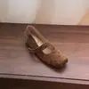 Sapatos Mary Jane de ballet estilo coreano com bolinhas e bico quadrado para aumentar a altura, coleção de outono 2026, versáteis para combinar com vestidos