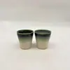 Juego de Taza y Platillo para Café Estilo Retro Blanco y Negro Rayado Estilo Europeo con Borde Dorado para Hogar y Oficina Taza para Desayuno Leche Taza de Café